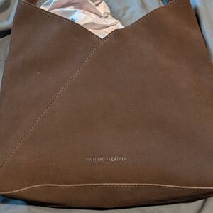 Portland Leather Brown Suede OS Naomi In Stagecoach